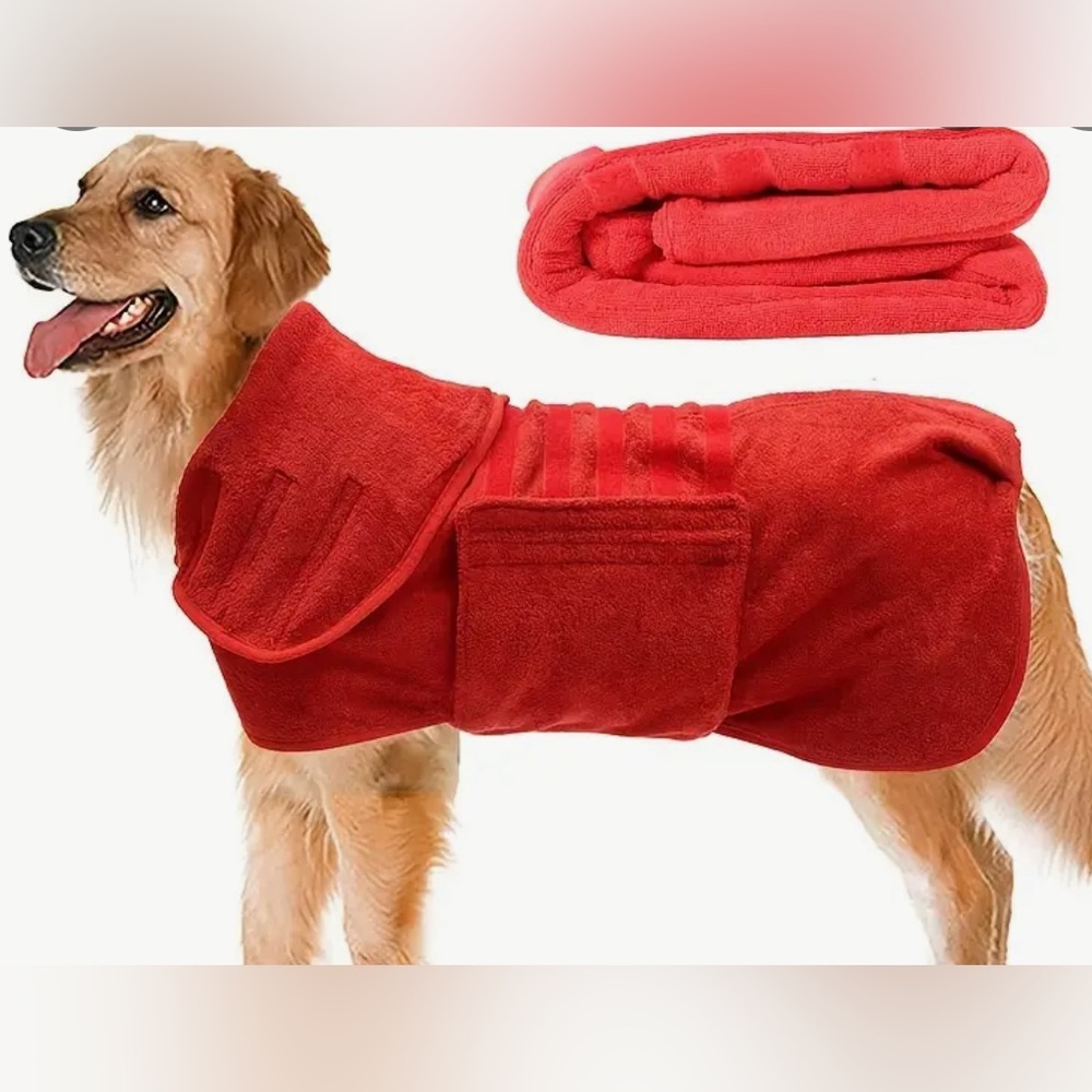 “BED BATH & BEYOND” Pet Microfiber Bath Towel  Size M  NWT